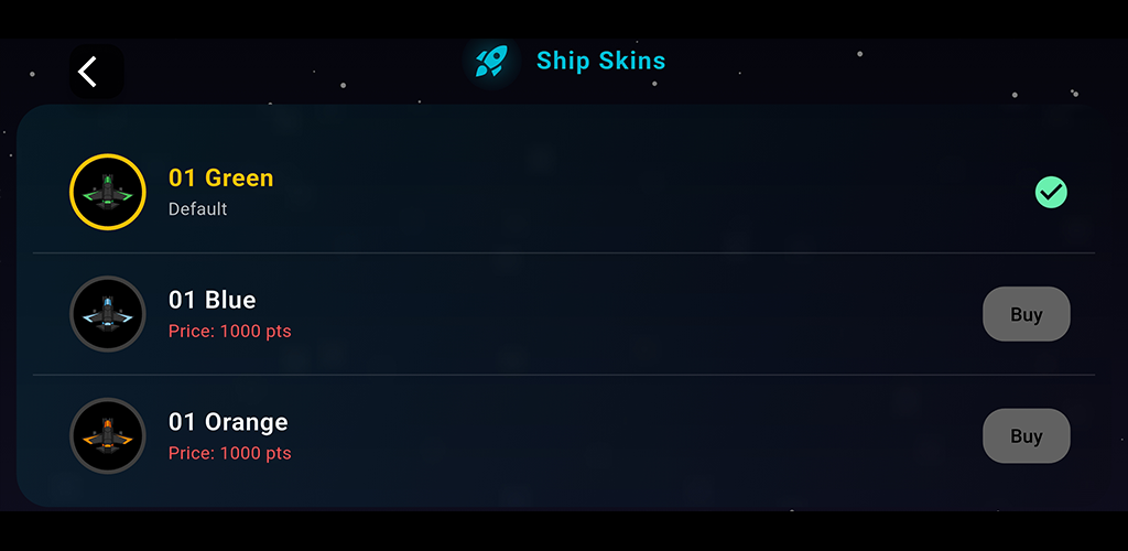 Store - Ship Skins